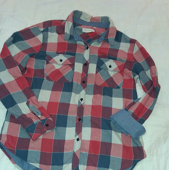 Nordstrom Treasure & Bond Flannel Shirt - Picture 2 of 5